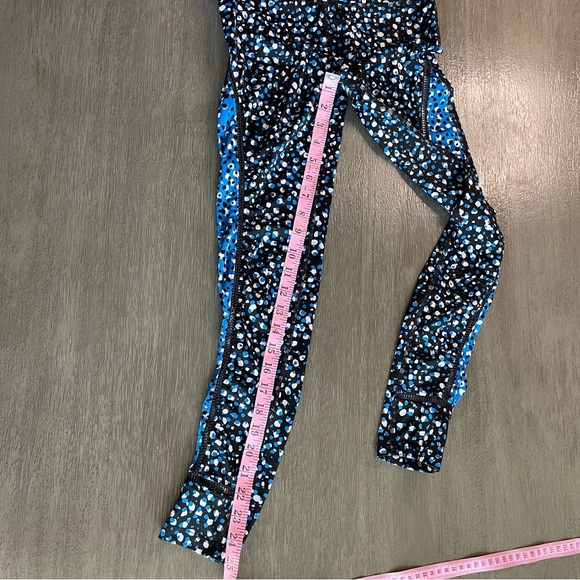 Beyond Yoga Droplets Midi Leggings Black Blue S - Picture 11 of 11